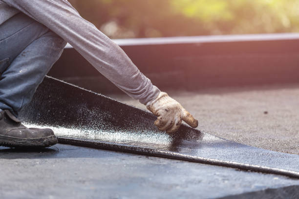 Professional Waterproofing technician working in Mount Cory, OH